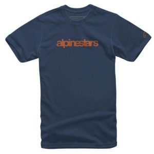 Alpinestar Heritage Logo Tee Navy Rust