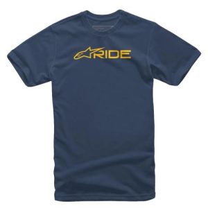 Ride 3.0 Tee Navy Gold